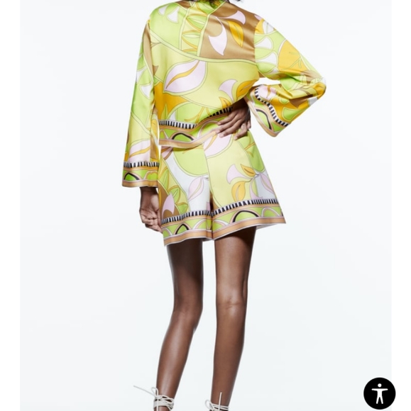 NWT Zara printed skort xs - Picture 4 of 5